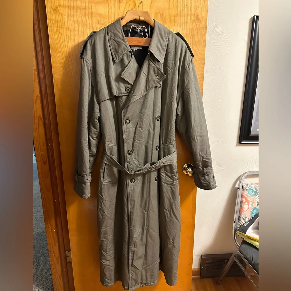 Giorgio Armani Men’s Winter Trench Coat - Picture 1 of 9